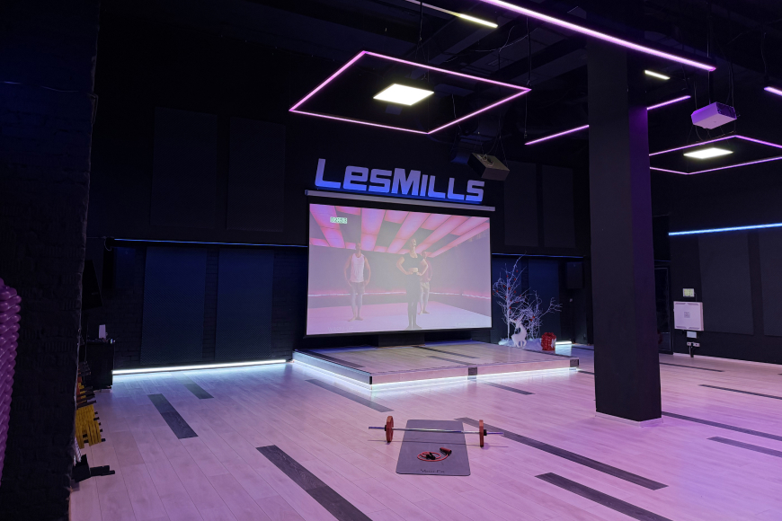 Зал групповых программ Les Mills 
