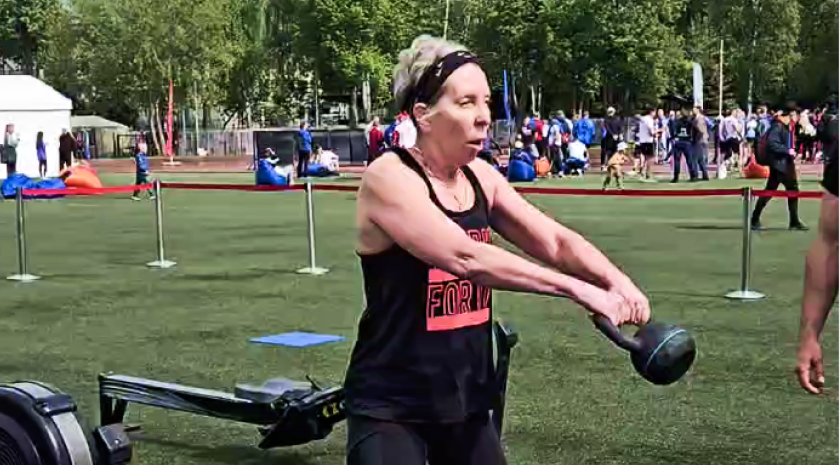 Поздравляем Ольгу и ее тренера со вторым местом в функциональном многоборье на Всероссийском корпоративном фестивале!