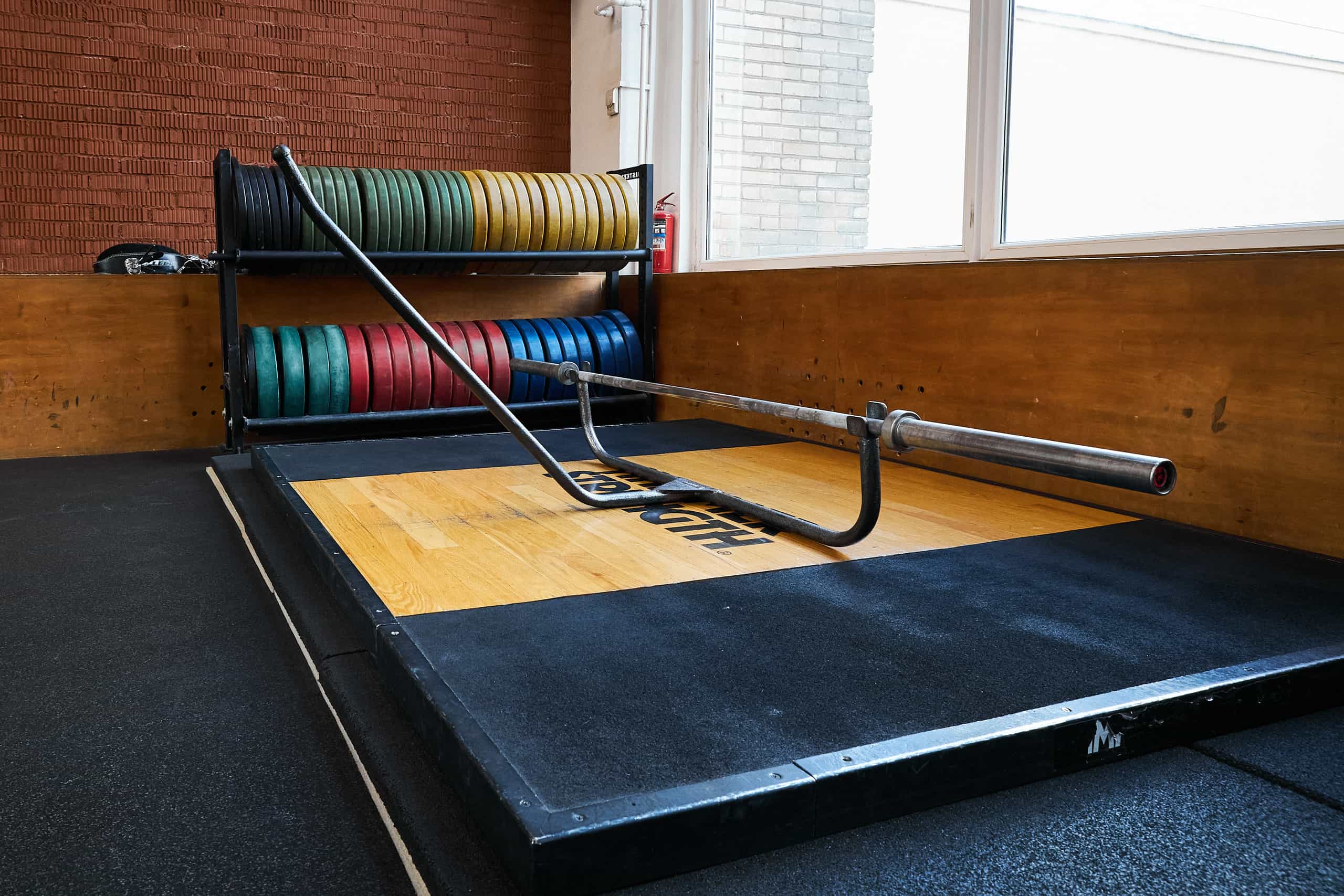 Зона для пауэрлифтеров и тежелоатлетов