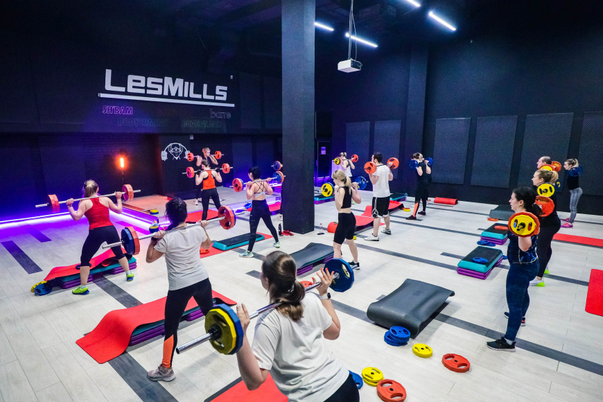 Зал групповых программ Les Mills 